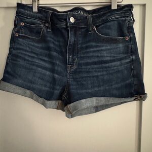 American Eagle Outfitters Dark Indigo Jean Shorts
